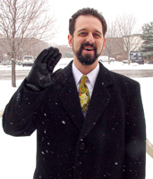 Steve Johnson in the Snow